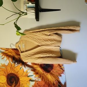 Urban Outfitters Cropped Cream Womens L Cardigan